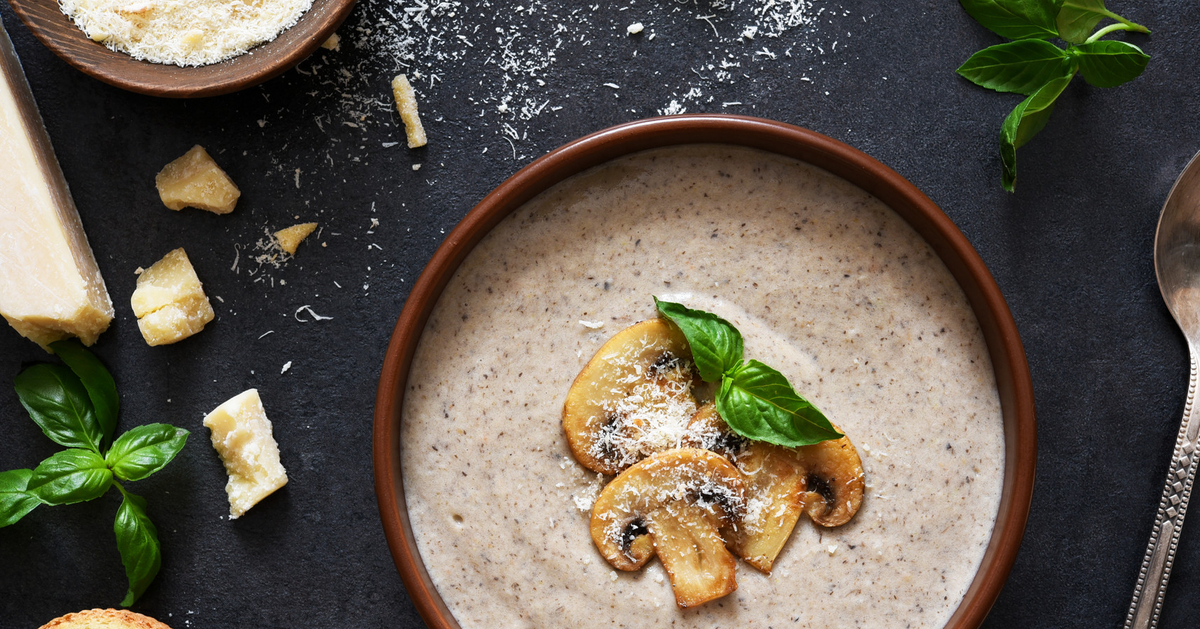 Крем-суп грибной — фото